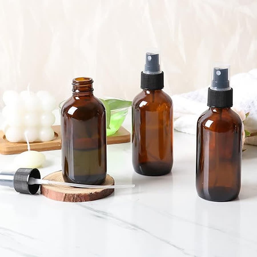 Hand-blended fragrance bottles